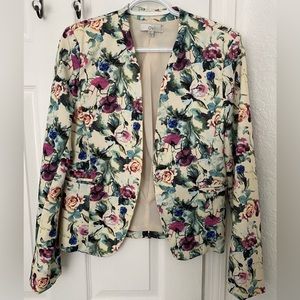 Floral blazer